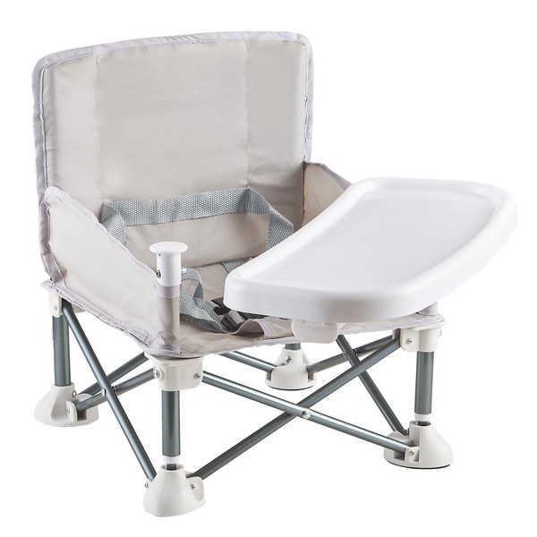 Portable Baby Chair with Removable Tray – Folding Booster Seat