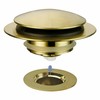 Gold Brushed Tub Drain Stopper,Universal Pop Up Bath Drain Plug