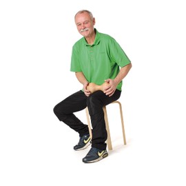 Erzi 47008 Wood Roller Bone XL Long Wooden for Self-Massage Fascia Bone Made of Waxed Beech Wood Diameter 10 x 24 cm