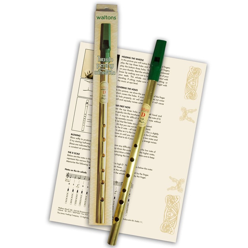 Waltons 1506 Brass D-Tube Tin Whistle