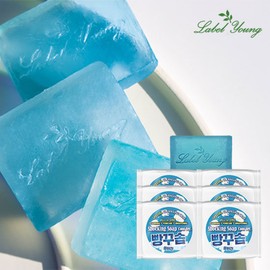 Labelyoung 라벨영 모공 피지 블랙헤드 클렌징케어 /빵꾸솝 쿨버전 4+2 Label Young Pore Sebum Blackhead Cleansing Care / Pungku Soap Cool Version 4+2