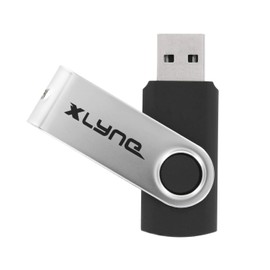 xlyne SWG 4 GB USB Stick (USB 2.0, Plug & Play, Swing) xlyne SWG 4 GB USB Stick 2.0, Black