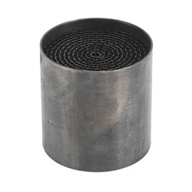 Motorcycle Exhaust Pipe Catalytic Converter, Stainless Steel, Front Middle Exhaust Muffler Catalytic Converter, Universal for Motorcycle (48 x 50 mm)