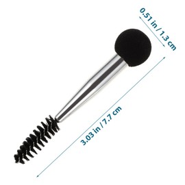 IWOWHERO 6pcs Makeup Sponge Brush Travel Portable Makeup Brush for Foundation Eye Shadow Eyebrow Mascara