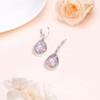 Alphm Hummingbird Moonstone Earrings 925 Sterling Silver