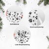 Dog Paw Cat Paw 3 Pack Christmas Gift Bags, Drawstring