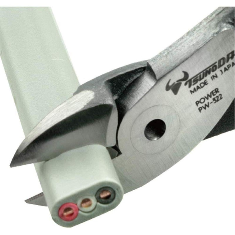 Tsunoda Electric Power Nipper Strong Blade 6.3 inches (160 mm)