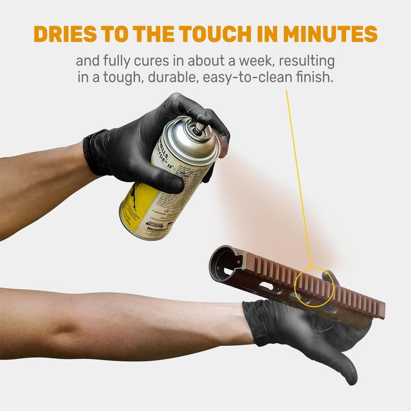 Brownells Aluma-Hyde II Epoxy Based Firearm Finish Spray Coating Protection