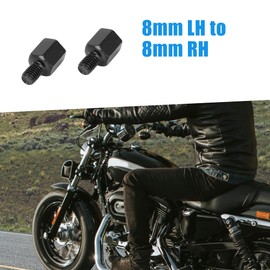 A ABSOPRO 8mm LH to 8mm RH Rearview Mirrors Adapter Bolt Screw (Set of 2)