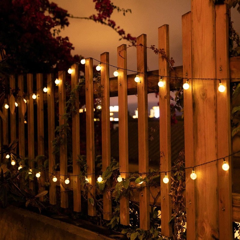 Solar String Lights Outdoor 60 LED 36FT with 8 Lighting