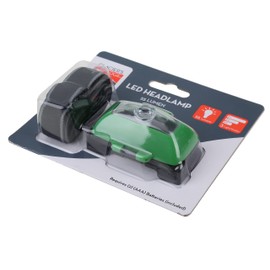 Glacier's Edge 6PK - 55 Lumen LED Headlamp Green 2X AAA (Included) Weather Resistance