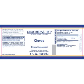 Pure Herbs: Cloves - 4 oz.