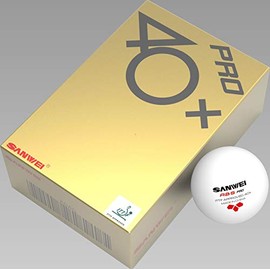 Sanwei Ball ABS 40+ Pro*** White Pack of 72 White