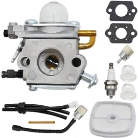 Vkinman C1U-K78 Carburetor Replacement for Echo A021000940 Shred N Vac ES210 ES211 EB212 SV212 PB200 PB201 PB-200 PB-201 ES-210 Blower with Air Filter Spark Plug Tune Up Kit
