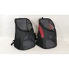 "E-Z Roll" Light-Weight Cat and Dot Pet Backpack Carrier (Black)