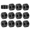 PATIKIL Multi Purpose Rubber Spacer, 12 Pcs 10mm ID x 30 OD x 15mm T Neoprene Round Anti-Vibration Isolation Pads Isolator Rubber Bushings Spacer Washer for HVAC Bolts Car Accessories