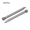sourcing map Finishing Nails 120pcs 30mm 1-3/16 Inch Hand-Drive Hardware
