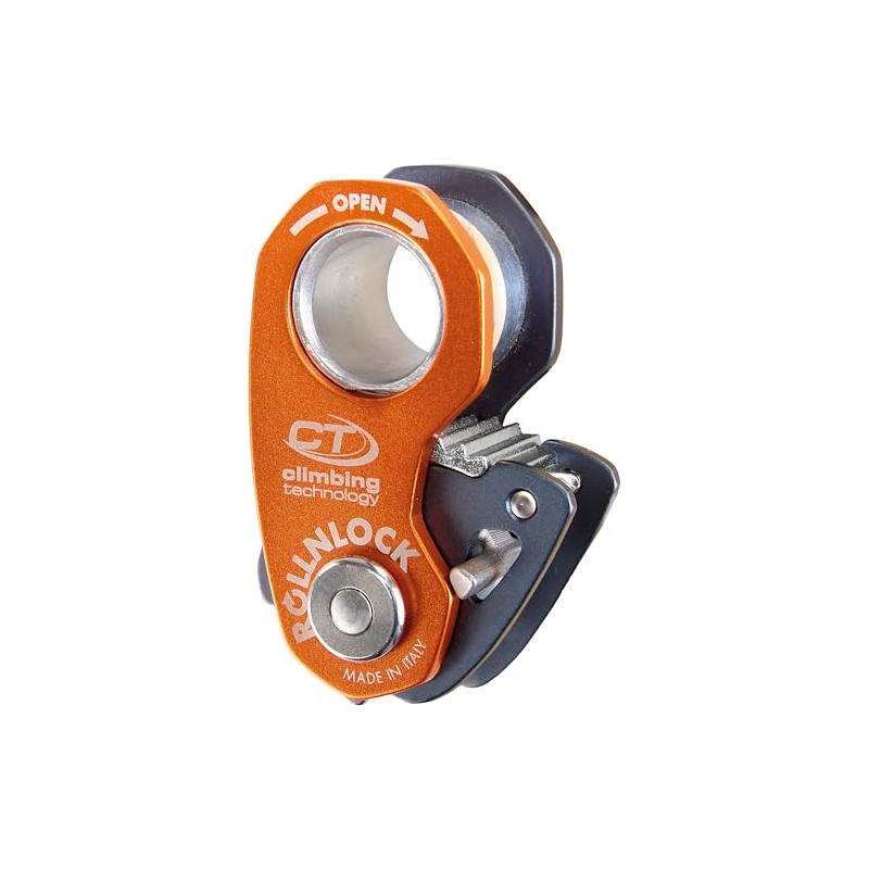 Climbing Technology Unisex Adult Rollnlock, Anthracite/Orange Locks, One Size