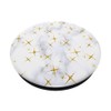 WHITE GOLD MARBLE PHONE GRIP - PRETTY TRENDY - GOLD