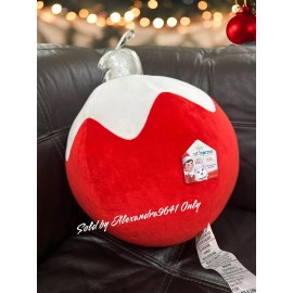 The elf on the shelf Christmas The Elf On The Shelf Red Velvet Ornament Shaped Throw Pillow, 12x14“