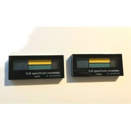 COVERGIRL - LOT  2 Full Spectrum So Saturated Eye Shadow Quad Eclipse  0.06 oz