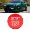 eMagTech 1 Touch Start Dekorativer Ringaufkleber Tastenabdeckung Kompatibel mit Alfa