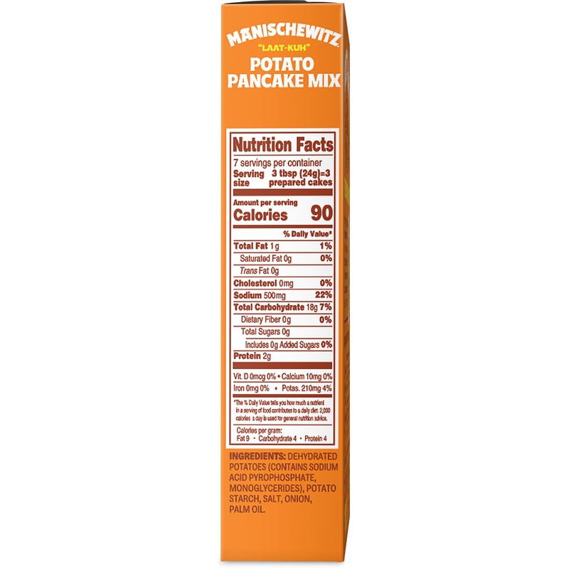Manischewitz Potato Pancake Mix 6oz | Gluten Free, No MSG,