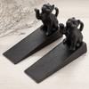 JuxYes Pack of 2 Cute Door Stop Decorative Cat Cast