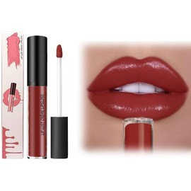 12 Colores Brillo Labial En Crema, Resistente Al Agua, antiadherente, Resistente Al desvanecimiento, Lápiz Labial Aterciopelado Hidratante de Larga Duración (#9)
