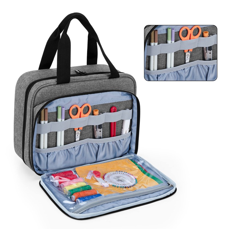 Luxja Sewing Organiser Bag, Sewing Kit Storage, Sewing Machine Accessory