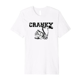 Mens Cranky Fishing Funny Crankbait Fishing Lure Premium T-Shirt