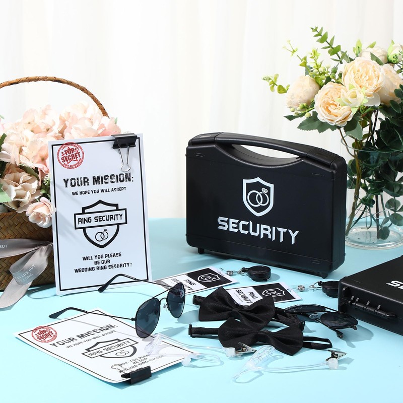 Mepase 21 Pcs Ring Wedding Bearer Security Set Include Ring