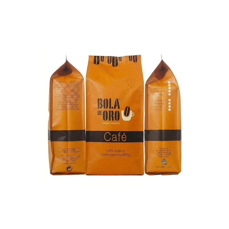 Bola de Oro Café Molido, Exportacion - 500 g