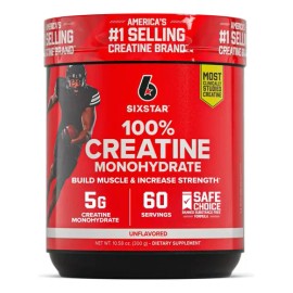 Six Star Creatine Monohidrato Polvo Sin Sabor 60 Porciones