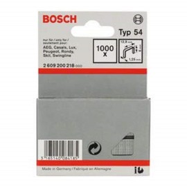 Bosch 2609200218 Fine Wire Staple, Silver, 6 x 12.9 mm, Set of 1000 Piece