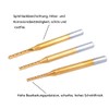 Bestgle End Mill Bits 10 Pieces CNC Cutter Set Carbide