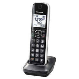 Panasonic Dect 6.0 Digital Additional Cordless Silver Handset for KX-TG885SK Cordless Phone System - KX-TGFA61B