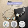 Leafael Infinity Love Heart Bracelet, Birthstone Bracelets For Women with