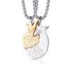 Wolentty Couple Fox Necklace - Stainless Steel Fox Couples Necklaces