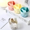 kaileyouxiangongsi Rotating Art Supply Storage Organizer,Pencil Holder with 9 Compartment,