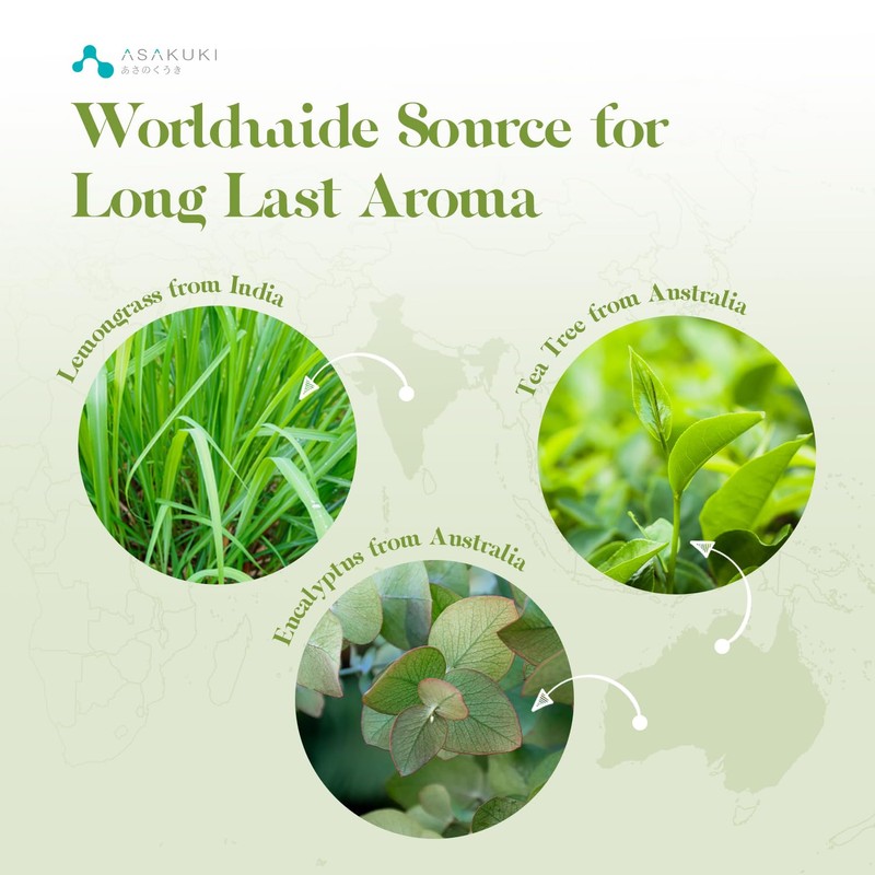 ASAKUKI Essential Oils Set, Starter Kit Oils for Diffusers for