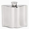 4oz Moustache Stainless Steel Hip Flask in Gift Box by