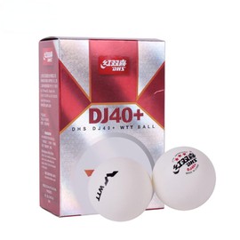 Ppbigu 6pcs ABS New Material DJ40+ 3-Star Ping Pong Balls, Professional ITTF Approved 40+ Table Tennis Balls for WTT Competition, 6-Pack