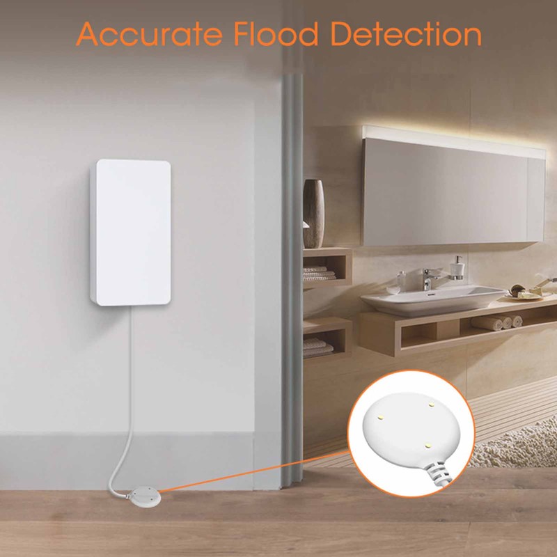 Water Leak Detector Reliable Waterproof Smart for Tuya Water Leak