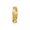 Unbranded 14K Yellow Gold 3D Ring with Yellow CZ Charm