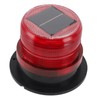 Solar Beacon Light Caution Light 8 LED Dusk to Dawn