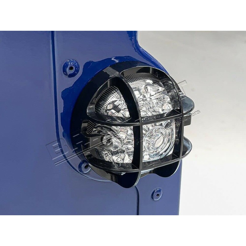 BRITPART 74MM Rear Light & Indicator ABS Guards Compatible with