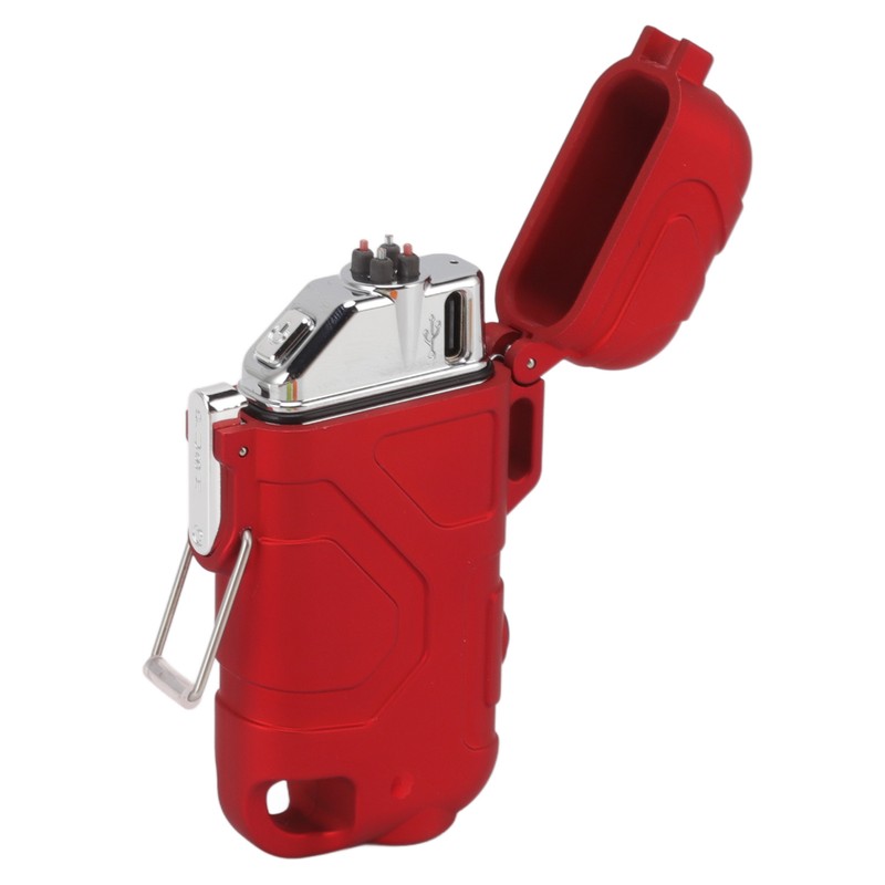 Double Arc Plasma Lighter Windproof Waterproof Flameless USB Electric Lighter