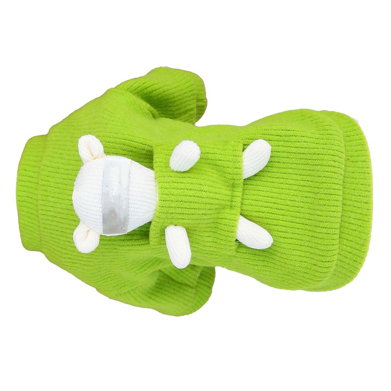 Dog Sweater Thickened Winter Apparel Knitting Wool Cute Bear Toy