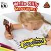 Farting Poop Pen with Punching Arms - Brown Funny Gag